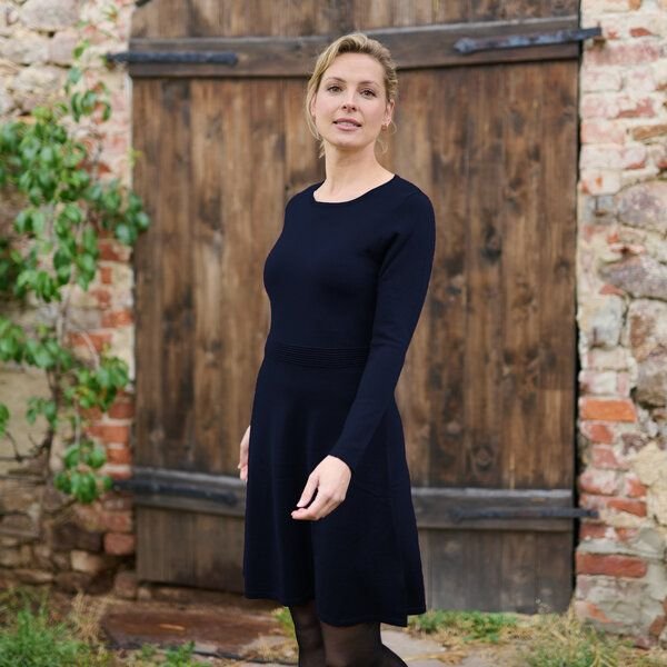 Kokon Zwo Kleid Teilungsrippe 100% Merinowolle (ÖKO TEX)