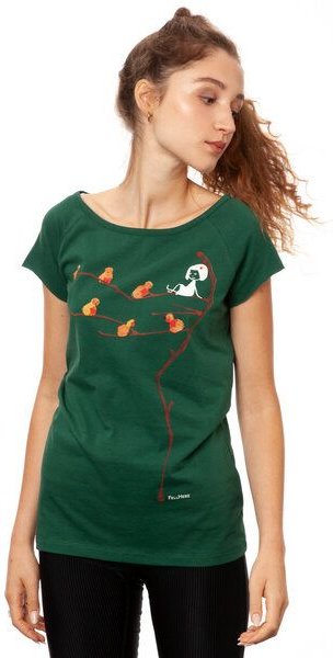 FellHerz Damen T-Shirt Spatzerl Bio Fair