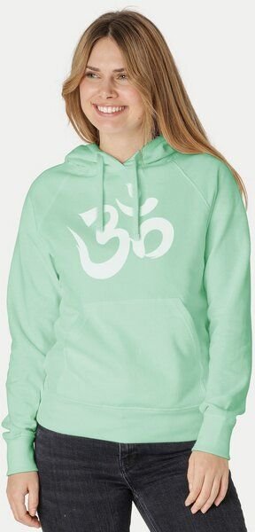 Peaces.bio - handbedruckte Biomode Bio-Damen-Kapuzensweater Om