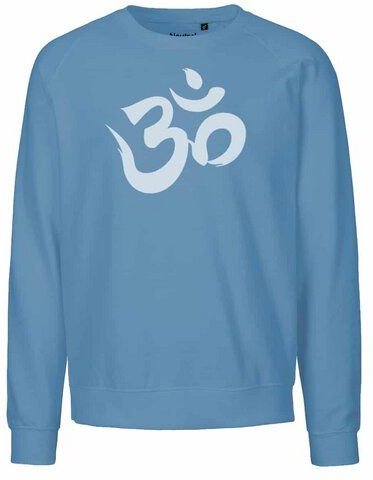 Peaces.bio - handbedruckte Biomode Bio Herren Sweatshirt Om