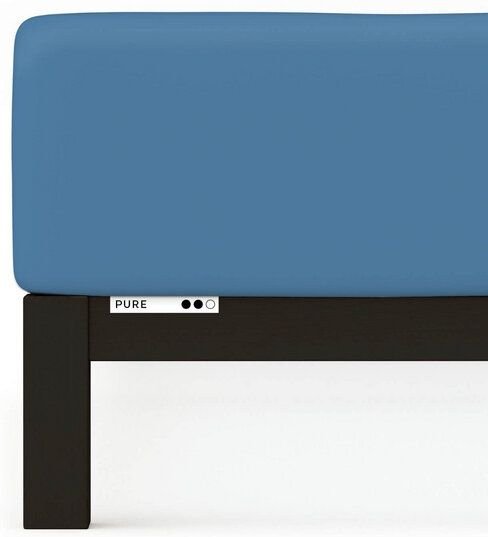 Schlafgut Boxspring Spannbettlaken Pure 95% Biobaumwolle, 5% Elasthan - Matratzenhöhe bis 40cm