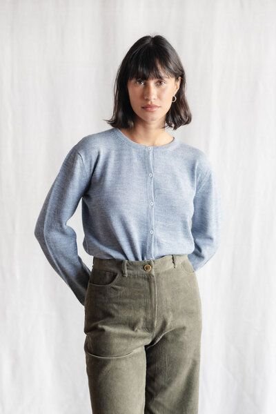 Jyoti - Fair Works Baby-Alpaka Strickcardigan Navan