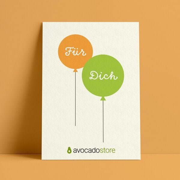 Avocado Store Wunschbetrag Gutschein als druckfähige PDF per E-Mail ab 10€ - Ballons