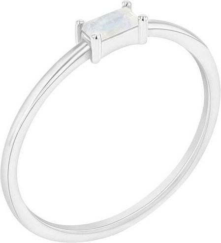Eppi Ring mit Mondstein in Baguette-Form Koos
