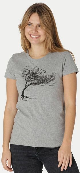 Thumbnail - Peaces.bio - handbedruckte Biomode Bio-Damen-T-Shirt "Windy Tree"