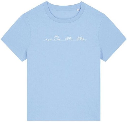 Brandless Biofaires Damen T-Shirt Mediumfit Bicycle Line Nr.5 180g/m² XS - 3XL