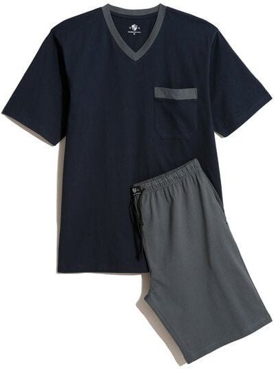 Haasis Bodywear Herren Shorty V-Ausschnitt, Bio Baumwolle, GOTS zertifiziert