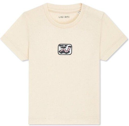 LIGARTI Babyshirt - Ollie die Skater-Wurm