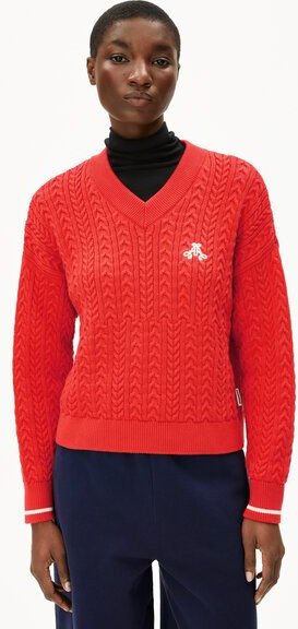 ARMEDANGELS CAARLAS CABLE Damen Pullover aus Bio-Baumwolle