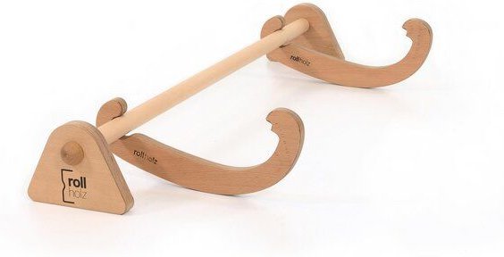 rollholz Barren & Klimmzugstange Set aus Holz für Türrahmen (ohne Bohren & Schrauben)