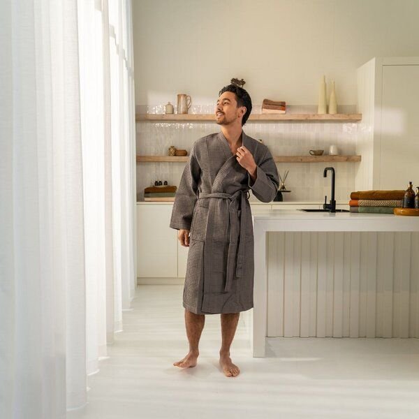 Kayori Geisha Bademantel Waffel Extra Lang