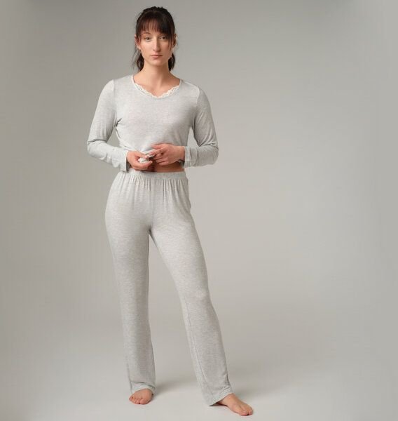 comazo Hose lang aus Micromodal / Elasthan