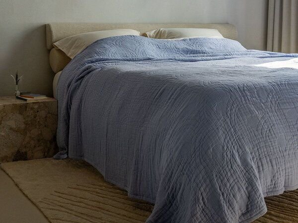 Yumeko Musselin-Tagesdecke Bio-Baumwolle Arch