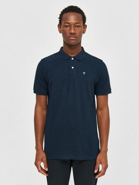 KnowledgeCotton Apparel Poloshirt - ROWAN - aus Bio-Baumwolle