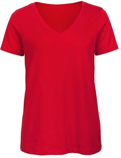 B&C Collection Inspire V-Ausschnitt T-Shirt Damen 140 gr /m² bis Größe 2XL