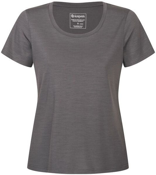 Kaipara - Merino Sportswear URBAN Merino Shirt Damen Kurzarm Regular 200 weiter Halsausschnitt