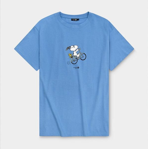 Thumbnail - Bavarian Caps Herren T-Shirt Peanuts Radln - Blau