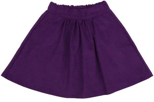 Cotokids Kinder Cordrock GOTS-zertifiziert aus Bio-Baumwolle dunkelviolett – Walkiddy