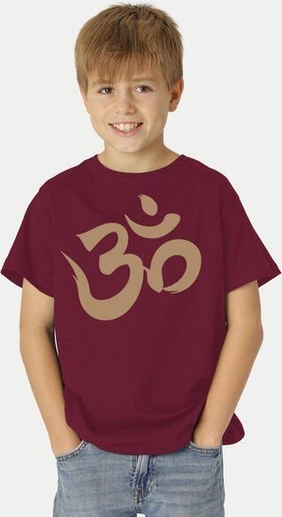 Peaces.bio - handbedruckte Biomode Bio-Kinder T-Shirt Om
