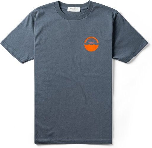 FANTASTIC REALITY STUDIOS WELCOME DENIM BLUE T-SHIRT – Bio-Baumwolle, Unisex