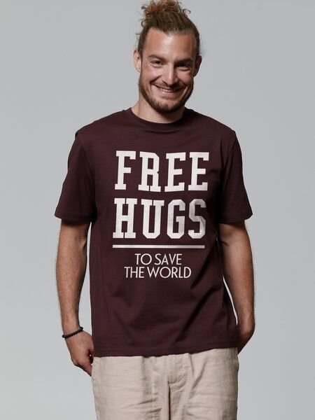 watapparel T-Shirt Unisex Free hugs to save the world