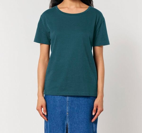 FAIRTICKEN BASICS Damen Basic Rundhals T-Shirt aus 100% Bio-Baumwolle