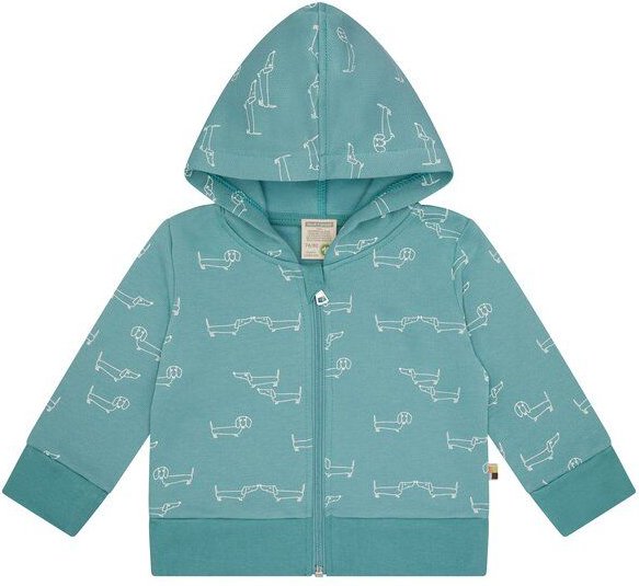loud + proud Babys & Kinder Sweatjacke mit Kapuze, GOTS-zertifiziert