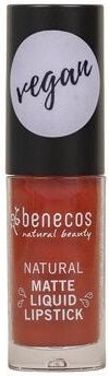 benecos Biokosmetik - Matte Liquid Lipstick - talkfrei - vegan