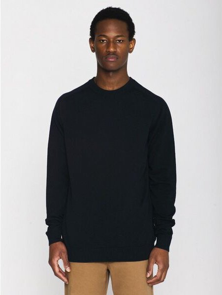 Thumbnail - KnowledgeCotton Apparel Regular merino knit crew neck - aus Merino-Wolle