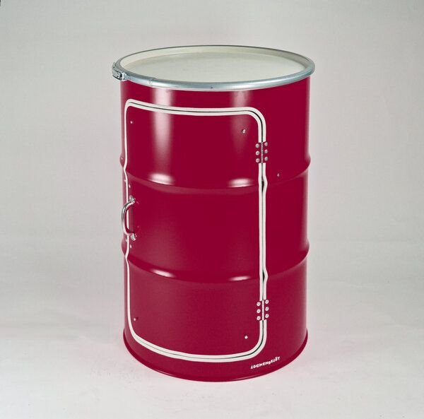 Lockengelöt Hausbar aus einem Hamburger Ölfass