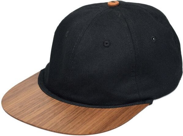 Lou-i Dad Cap Bio-Baumwolle mit edlem Holzschild