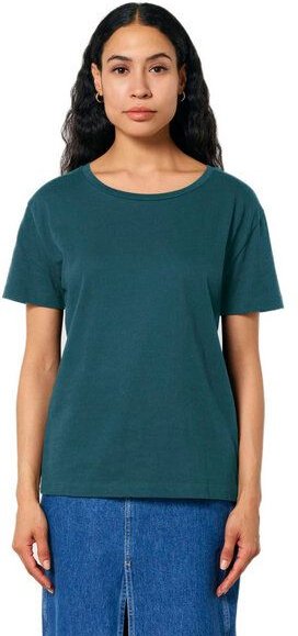 YTWOO Damen-Scoop-Neck-T-Shirt aus Bio-Baumwolle
