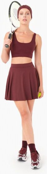 ORGANICATION SUMMER | Sport-Skort mit Innenshorts aus recyceltem Polyamid