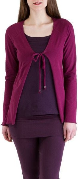 Ajna Langarmshirt / Jacke Loona wine berry