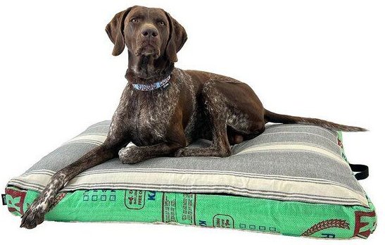 GOOPSI Hundebett mit BIO-Baumwollfüllung, Hundekissen - versch. Farben