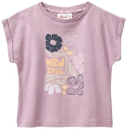 People Wear Organic Kurzarm Shirt, rosa uni, "Wild Soul", Bio-Baumwolle