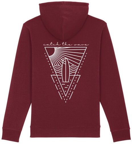 mate Catch The Wave Unisex Premium Hoodie Back Print