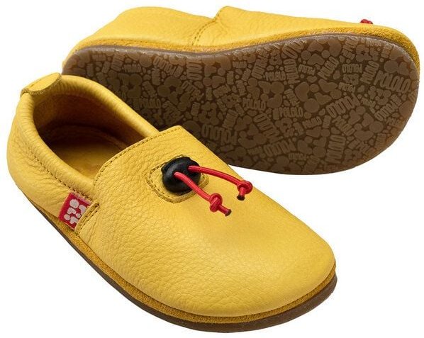 Pololo Barfußschuh/ Hausschuh "Cordel" outdoor, aus pflanzlich gegerbtem Leder mit Gummisohle, für drinnen und draussen,...