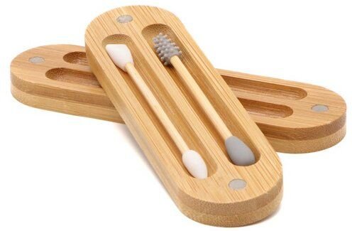 das ökolädchen Ohren- und Make-up-Stäbchen in Bambus-Box