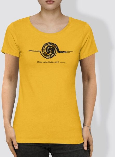 little kiwi Damen T-Shirt, "Störe meine Kreise nicht"