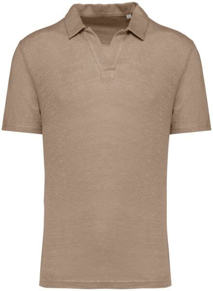 Greenspired Herren Polohemd aus reinem Leinen S-3XL