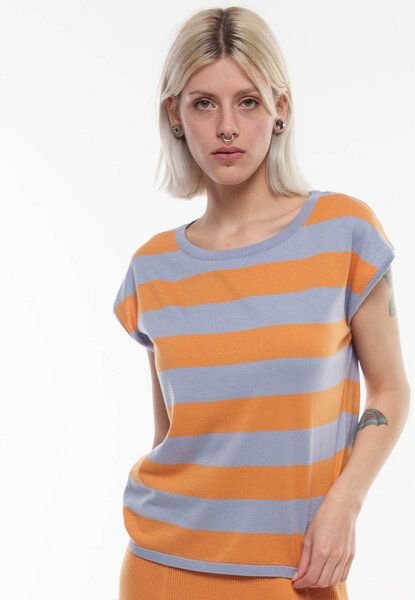 Alma & Lovis Legeres Feinstrick-Shirt aus reiner Bio-Baumwolle | Cotton Stripe Shirt