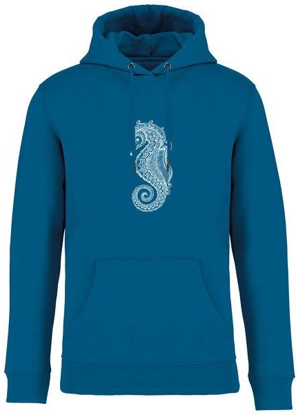 Brandless Basic Bio Unisex Hoody Nr. 4 Seepferd 350g/m²
