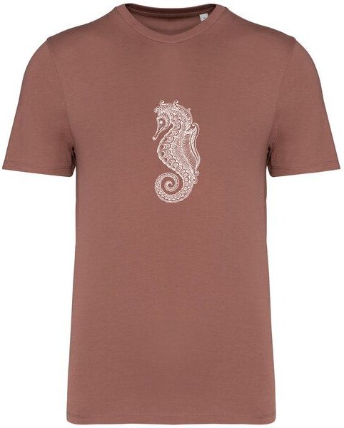 Brandless Basic Bio T-Shirt Nr.4 Seepferd 155g/m² XXS - 5 XL