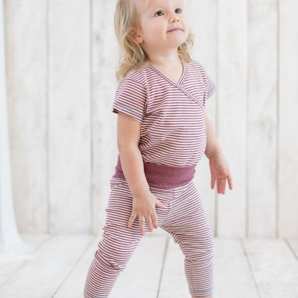 Baby-Leggings gestreift 'OrganicEra' aus Bio-Baumwolle