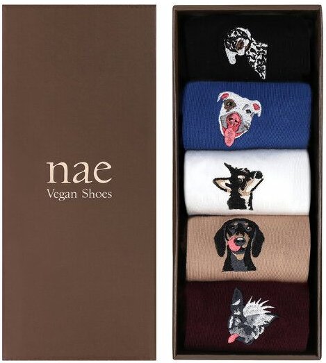 Nae Vegan Shoes NAE Doggie Socks - Pack 5