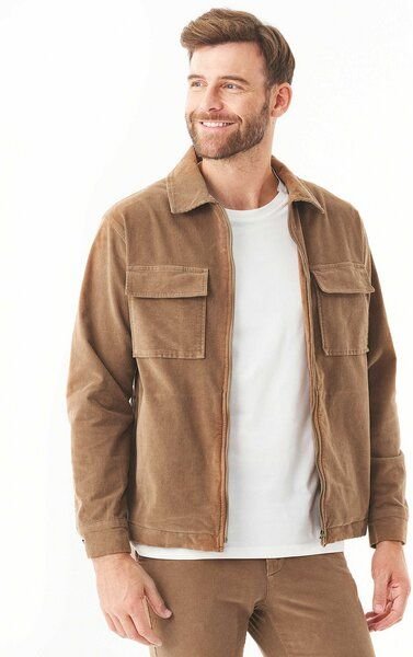 Thumbnail - ORGANICATION Full Zip Cord Overshirt aus Bio-Baumwolle
