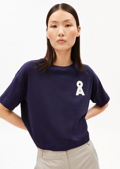 ARMEDANGELS ALBERTARAA Damen T-Shirt aus recyceltem Baumwoll Mix
