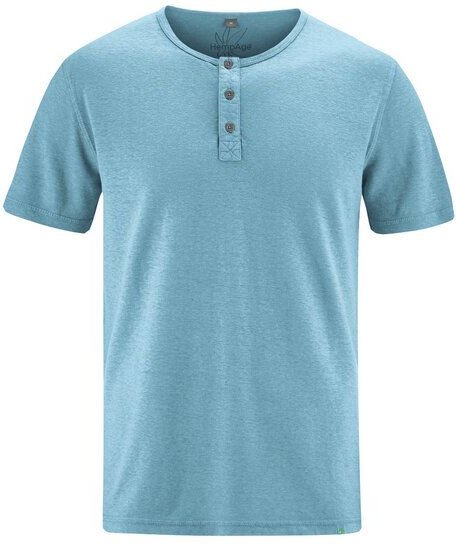 HempAge Herren Henley Hanf Vegan
