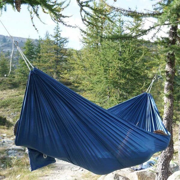 HängemattenGlück Familien-Reisehängematte CAMINO L aus Bio-Baumwolle